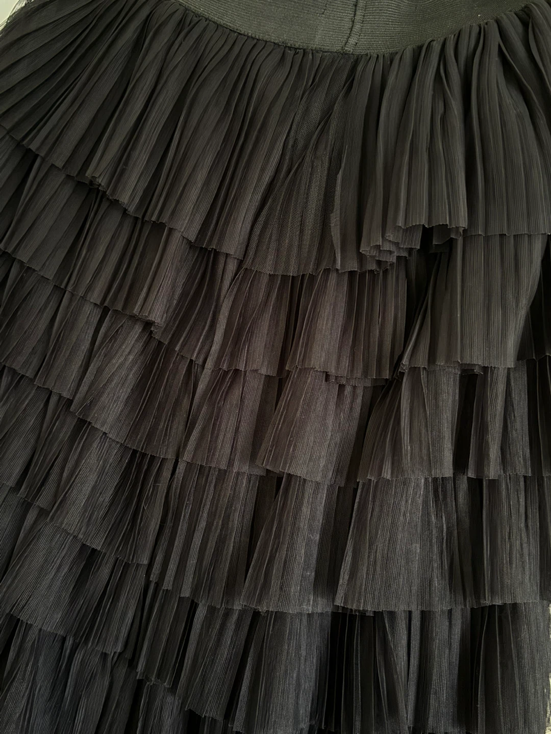 Black Tulle Tiered Skirt - photo 2