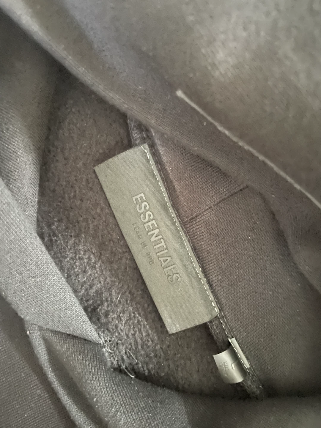 Fear of God Essentials Black "State" Hoodie - photo 2