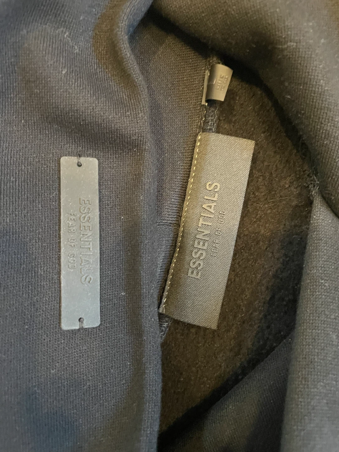 Fear of God Essentials Black "State" Hoodie - photo 3