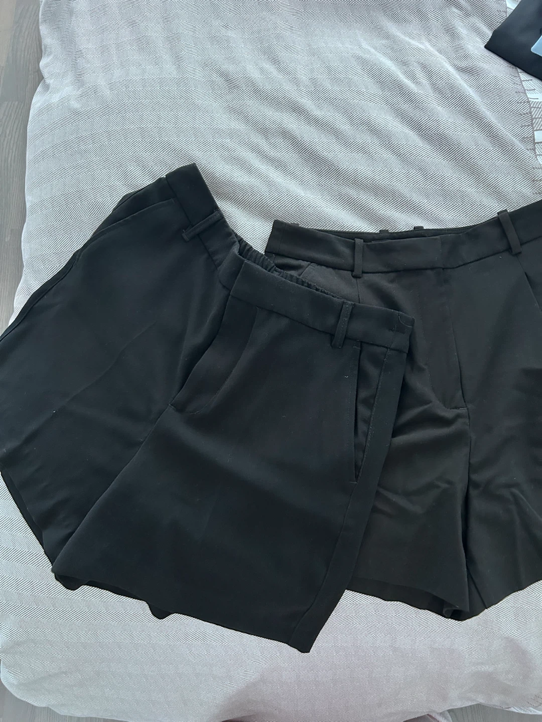 Zara black shorts size S