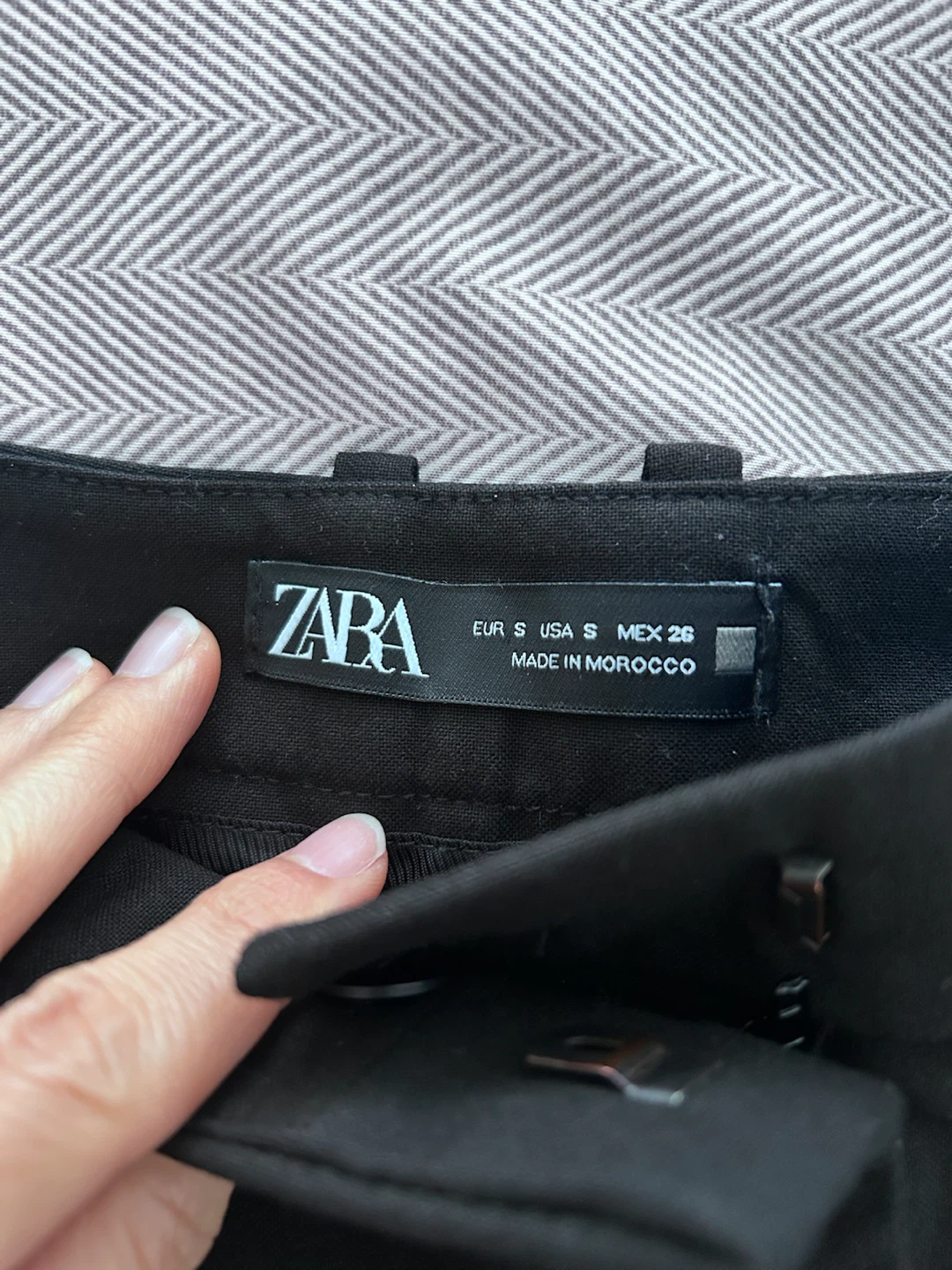 Zara black shorts size S - photo 3