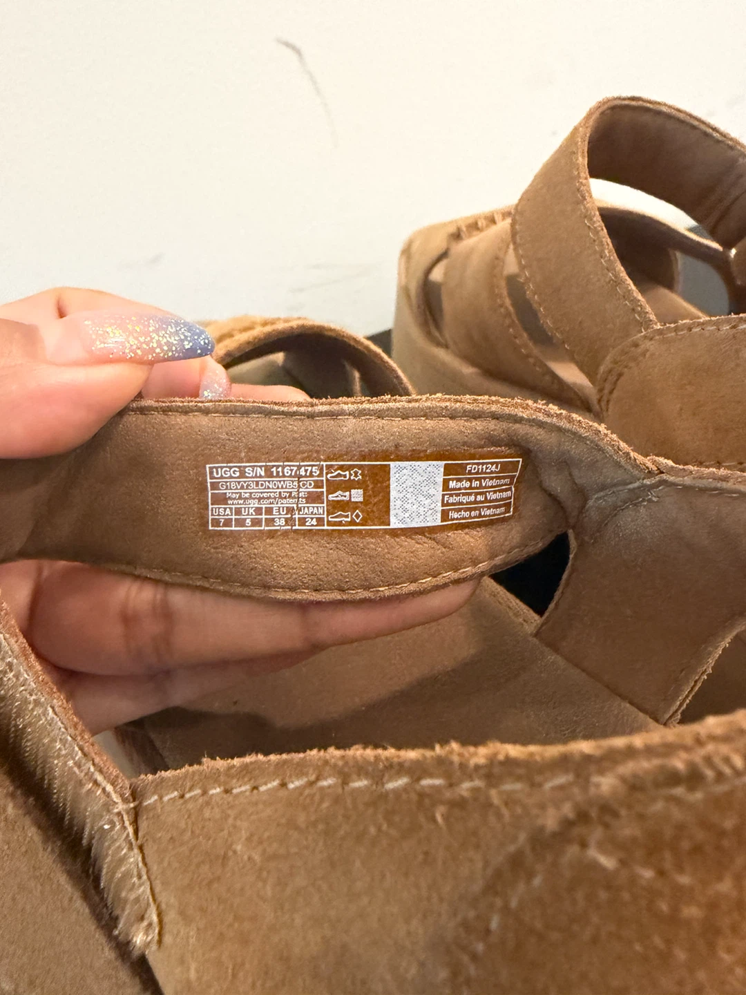 🌺Until 9/2🌺 UGG / Fluff Yeah Platform Sandals - Tan - Size 7 - photo 4