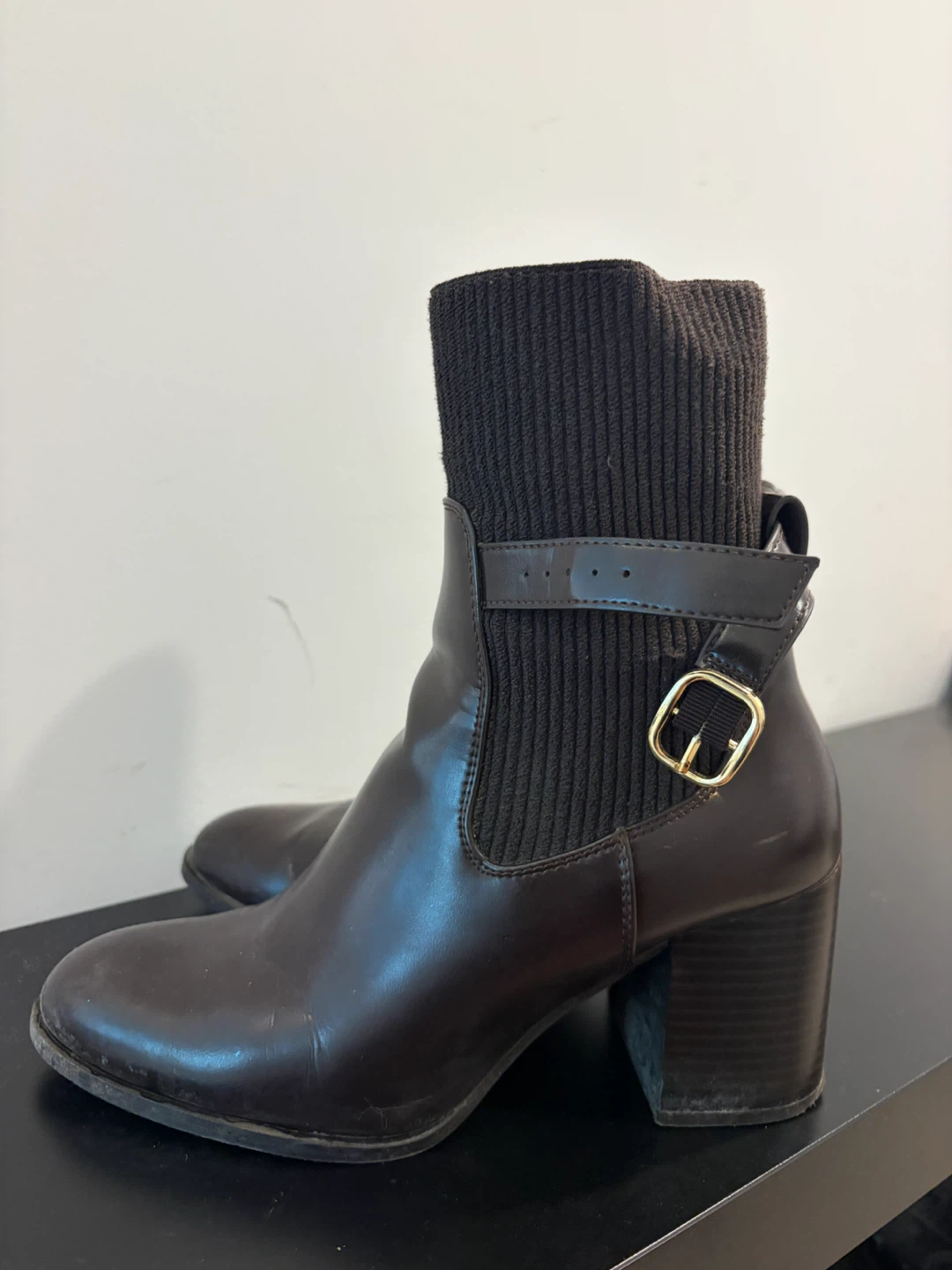 🌺Until 9/6🌺 ZARA / Brown Block Heel Ankle Boots
