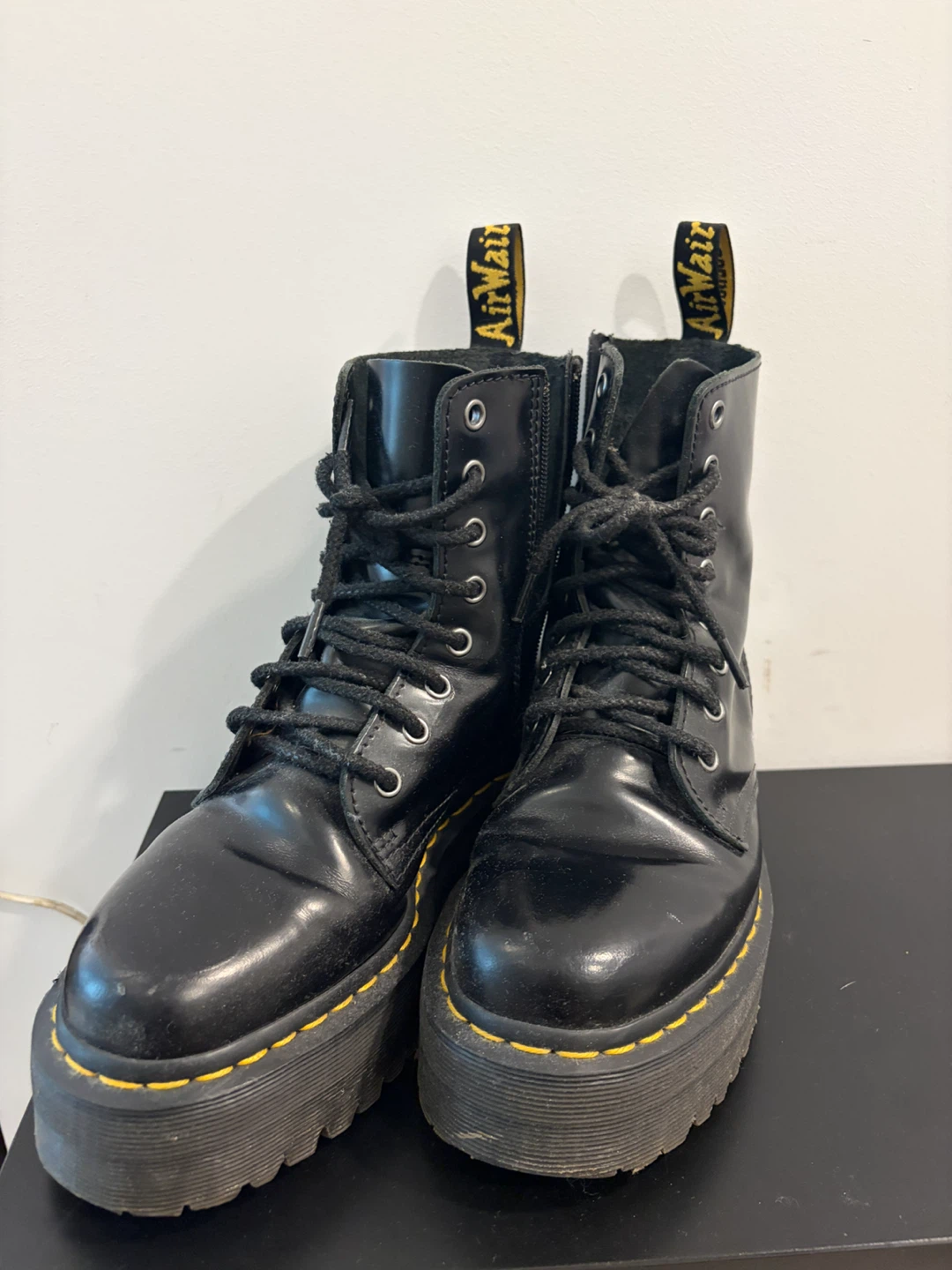 🌺Until 9/2🌺 Dr. Martens / Black Platform Boots - photo 4