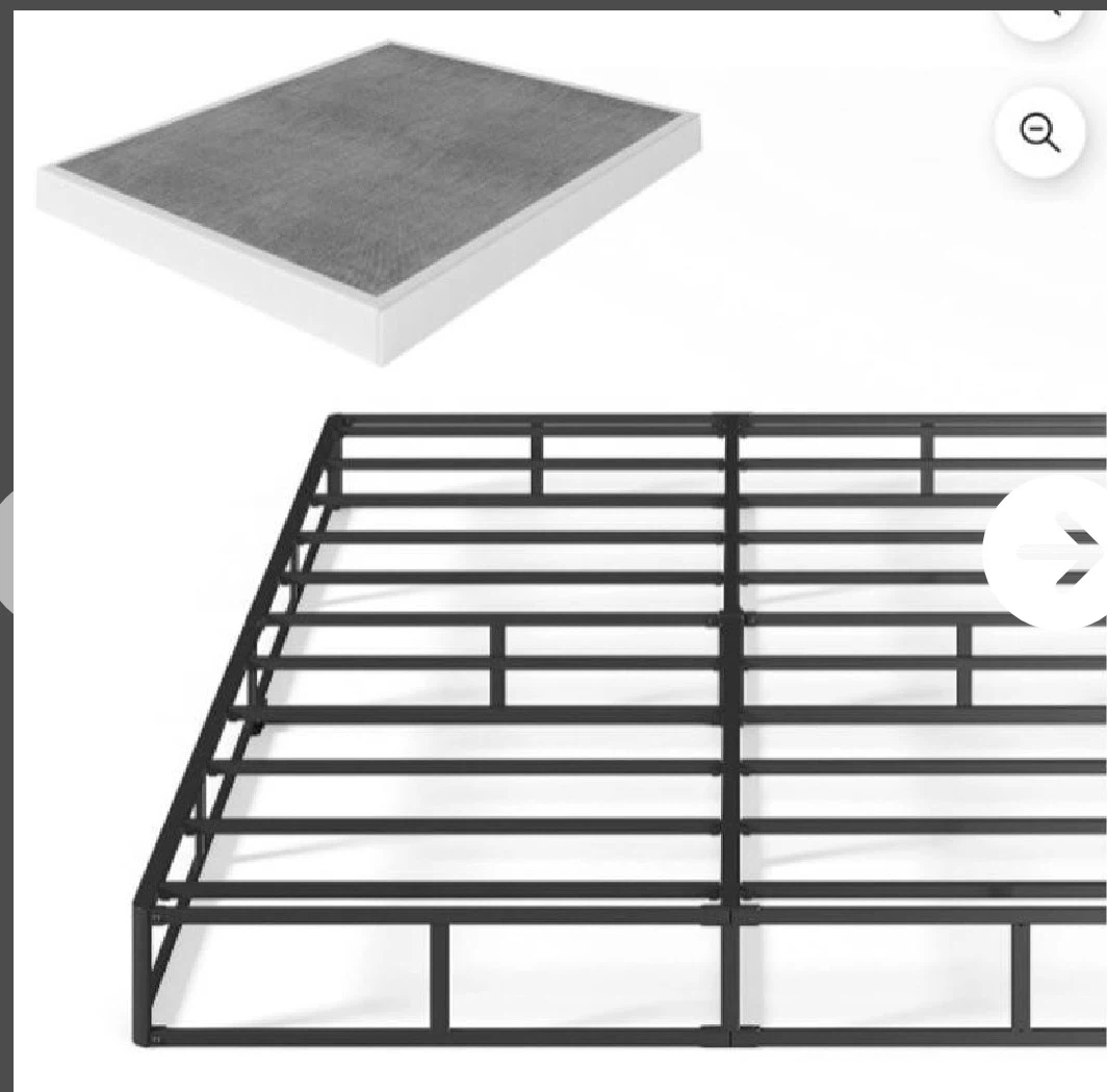 QFTIME 9" Metal King Box Spring Mattress Foundation - photo 2