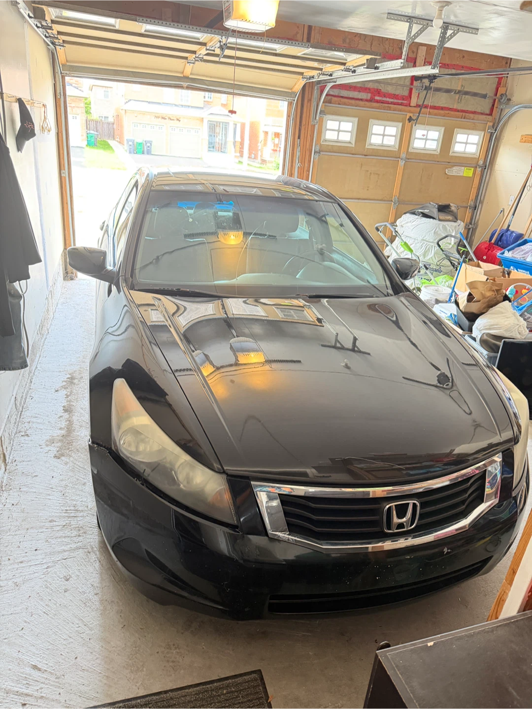 Black Honda Accord Sedan