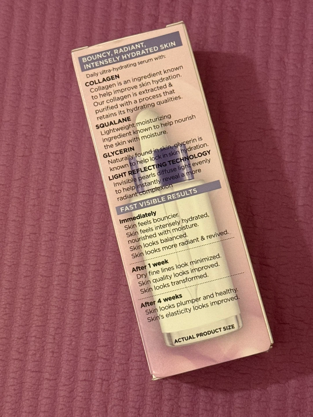 NEW✨L'Oreal Paris Collagen Moisture Filler Moisture Bounce Serum - photo 2