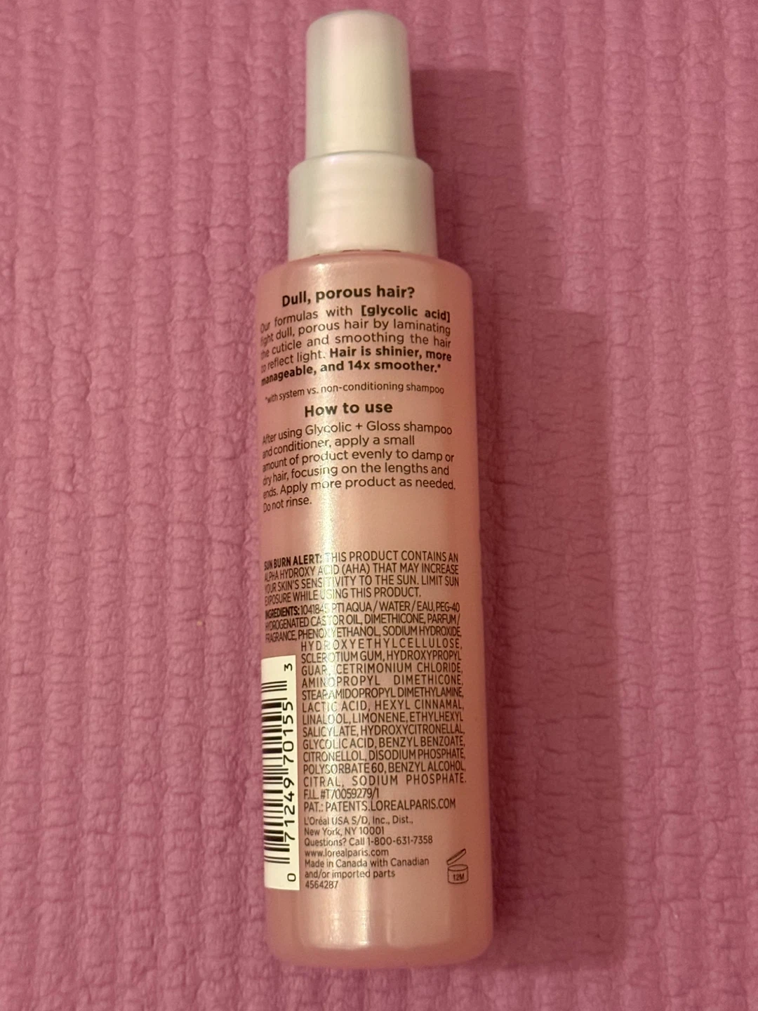 NEW✨L'Oréal Elvive Glycolic Gloss Leave-In Serum - photo 2