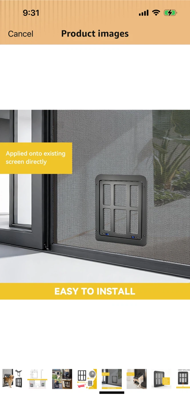 New-Pet Screen Door Insert - photo 4