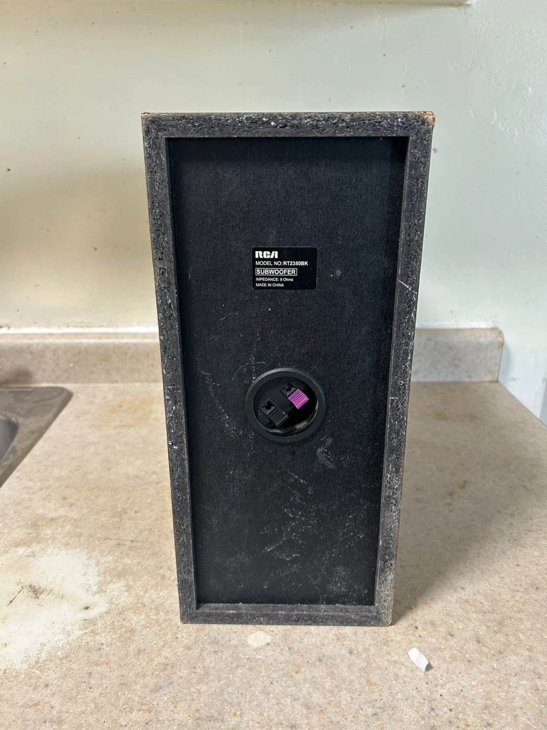 RCA Powered Super Woofer RT2350BK - photo 3