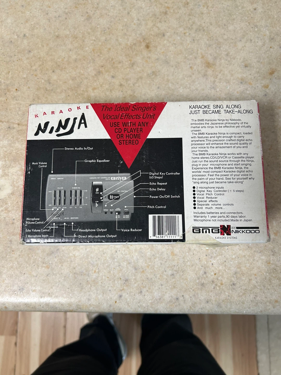 Nikkodo BMG Karaoke Ninja KN-X1 Vocal Effects Unit - photo 2