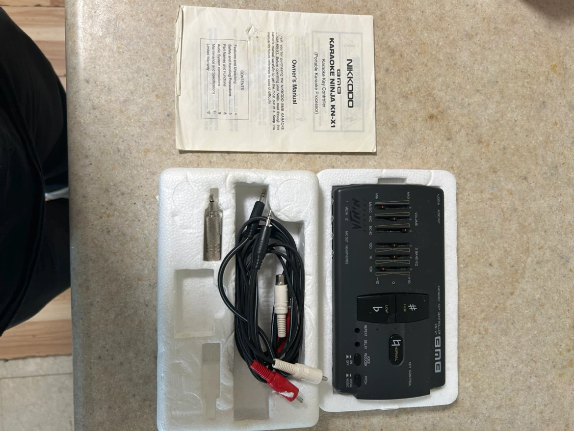Nikkodo BMG Karaoke Ninja KN-X1 Vocal Effects Unit - photo 3