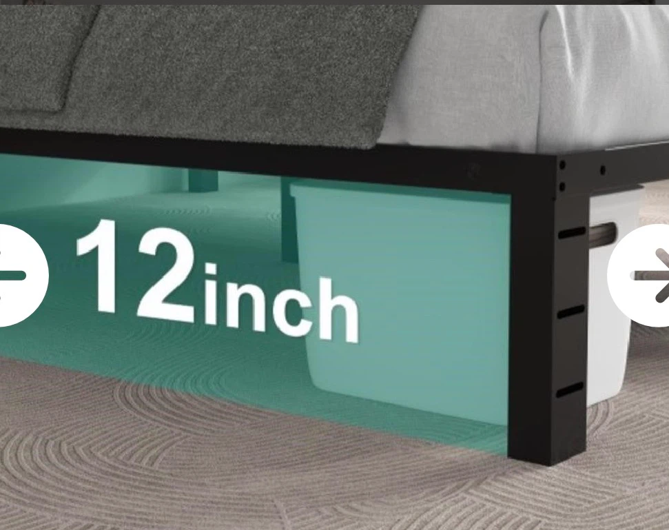 Queen Size Metal Bed Frame - photo 2