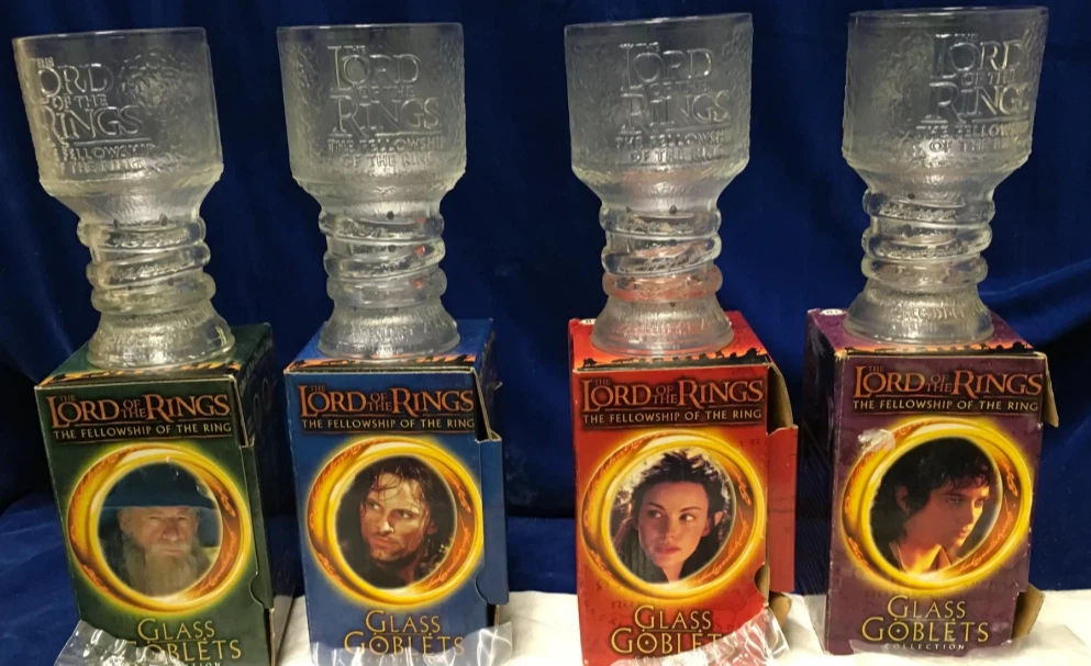 The Lord of the Rings Glass Goblets Set of 4 - photo 2