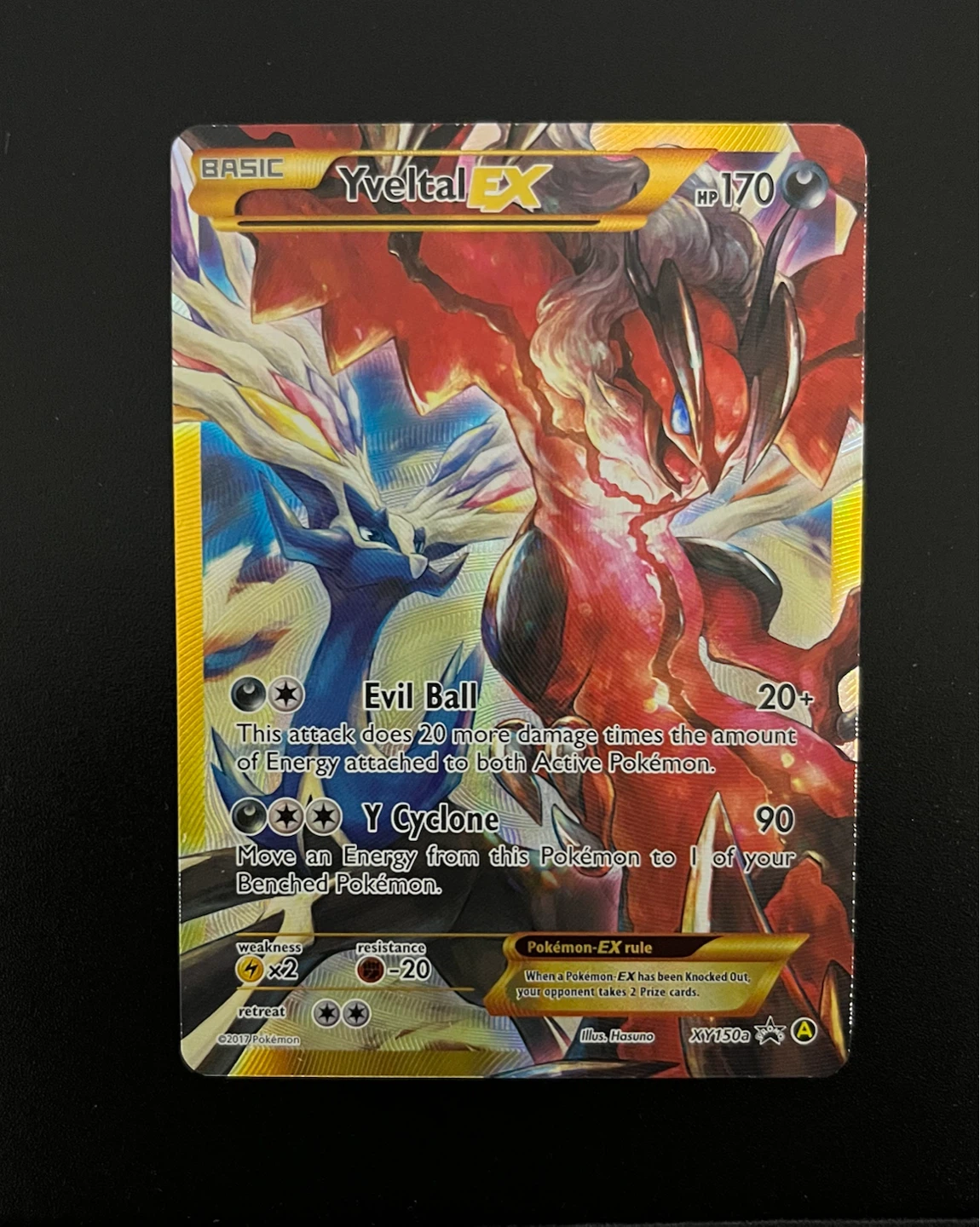 Yveltal Ex XY150a ungraded