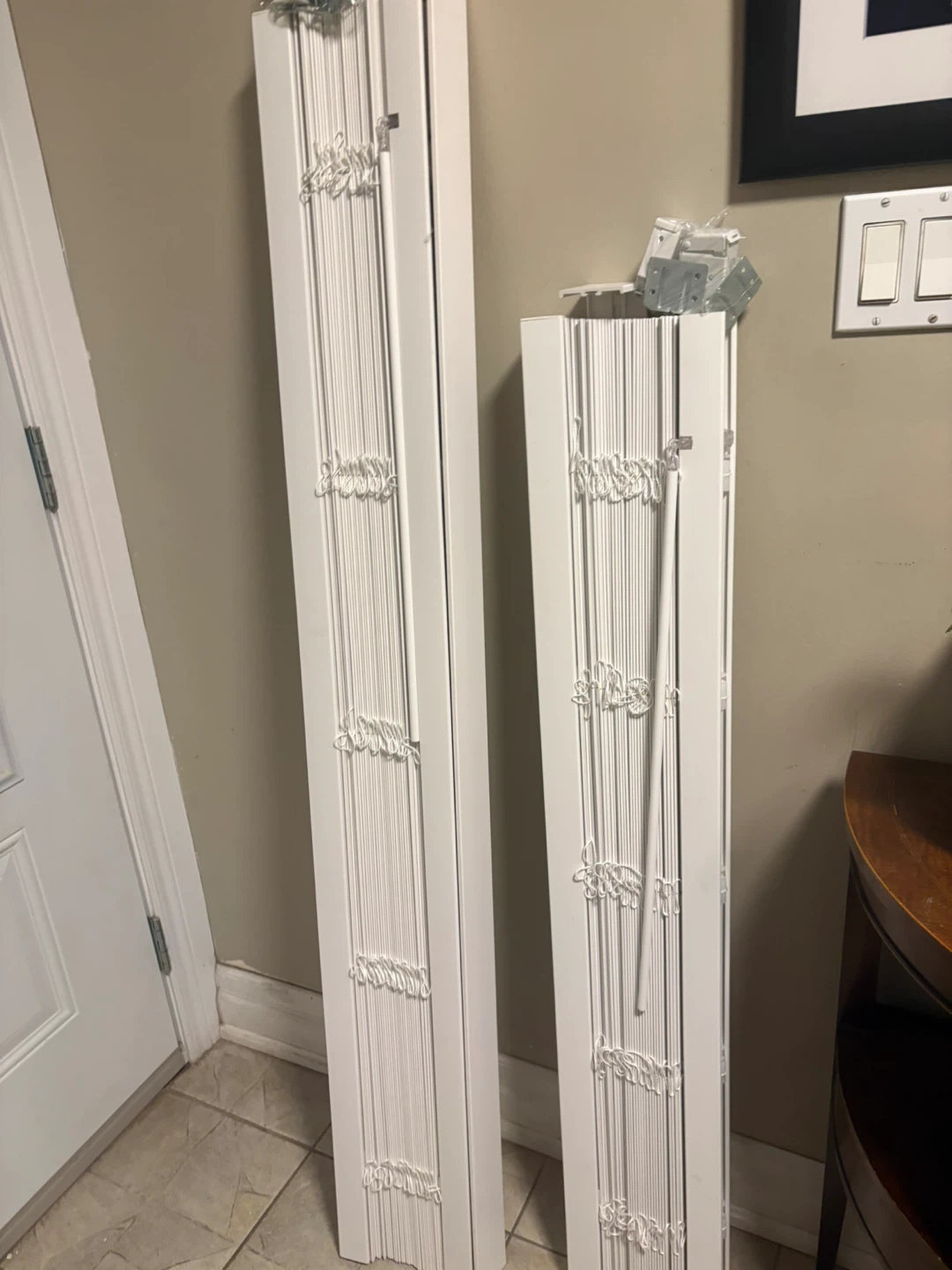 White Vertical Blinds