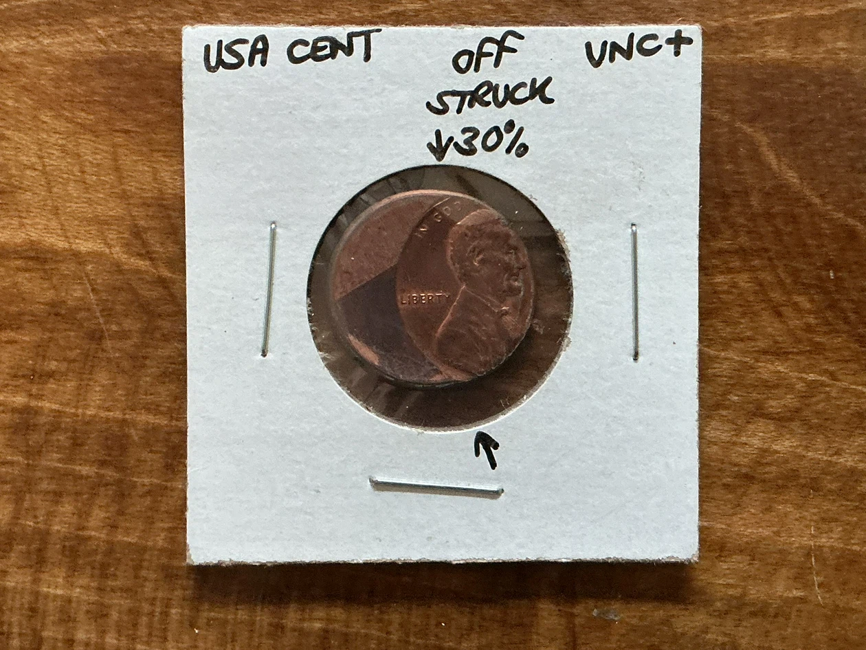 USA Lincoln One Cent 30% Off-Strike Coin ! - photo 2