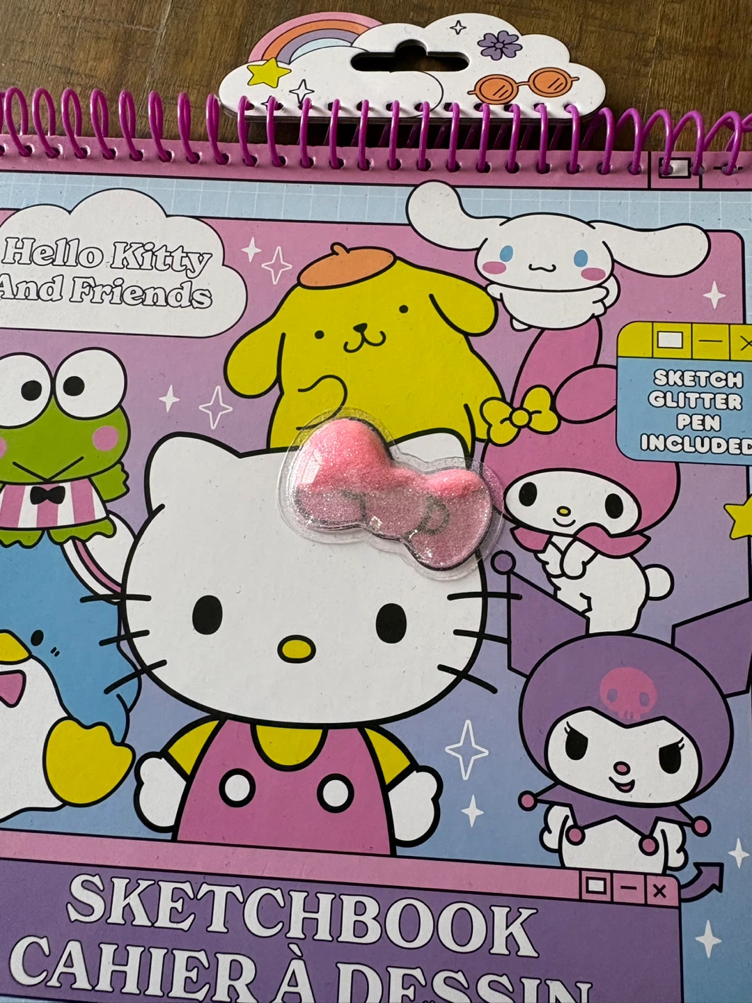 Hello Kitty And Friends Sketchbook with Glitter Pen - photo 2