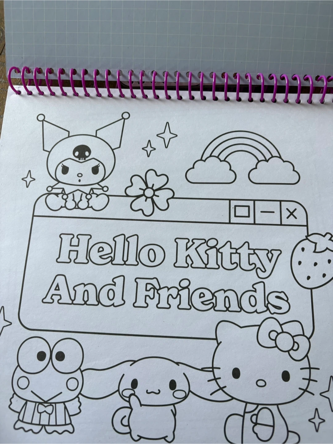 Hello Kitty And Friends Sketchbook with Glitter Pen - photo 3