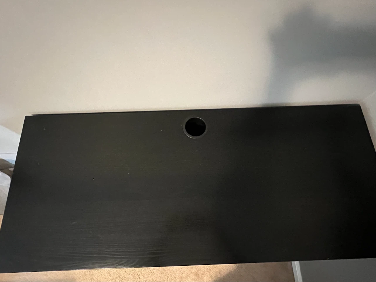 IKEA MICKE Desk Espresso – Black/Brown with Shelves $120 OBO - photo 2