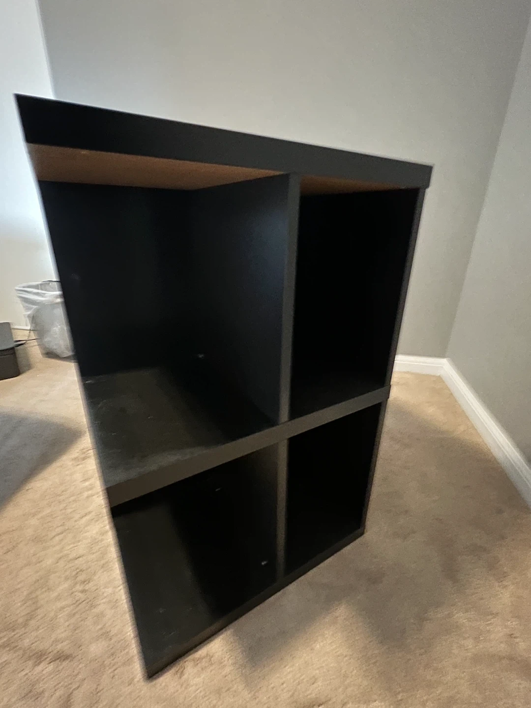 IKEA MICKE Desk Espresso – Black/Brown with Shelves $120 OBO - photo 3