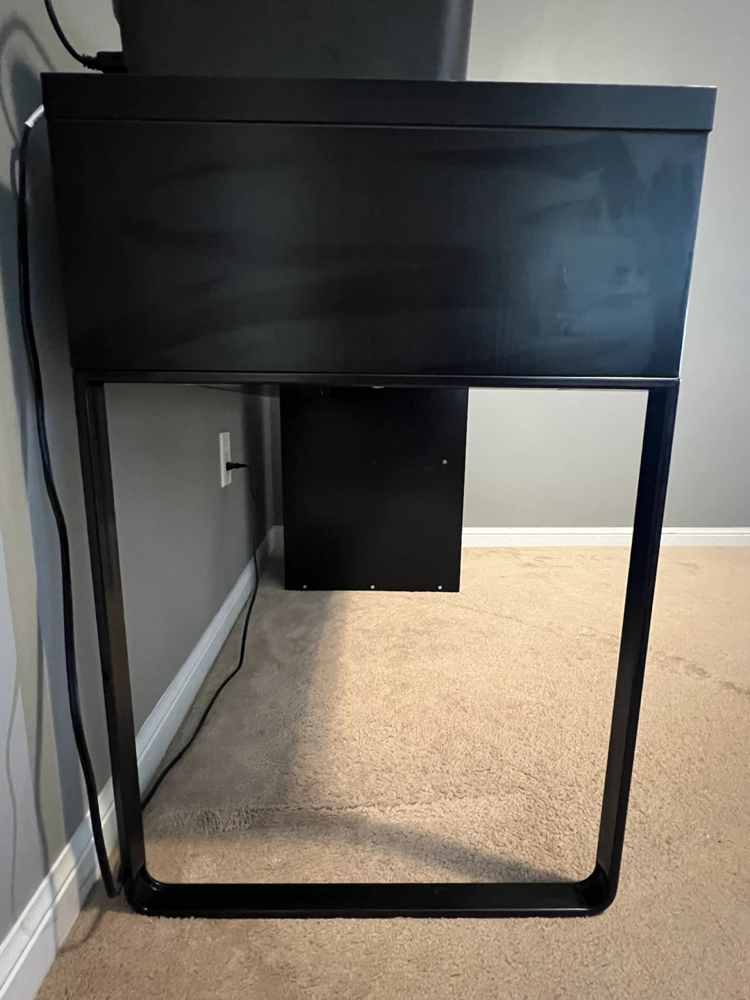 IKEA MICKE Desk Espresso – Black/Brown with Shelves $120 OBO - photo 4