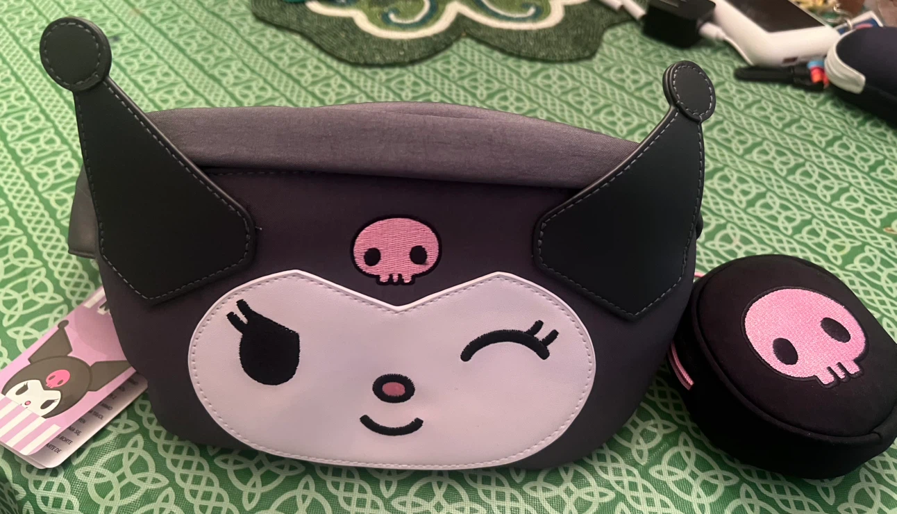 Loungefly Sanrio Kuromi Hard Tag Fanny Pack