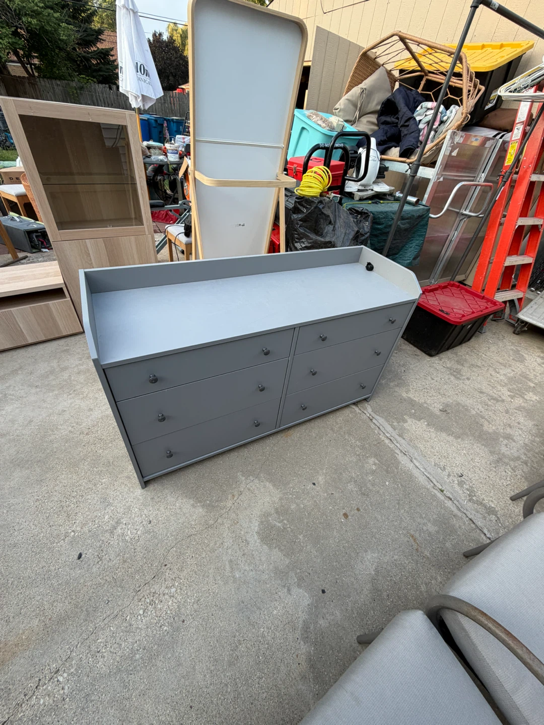 Gray 6-Drawer Dresser - photo 2