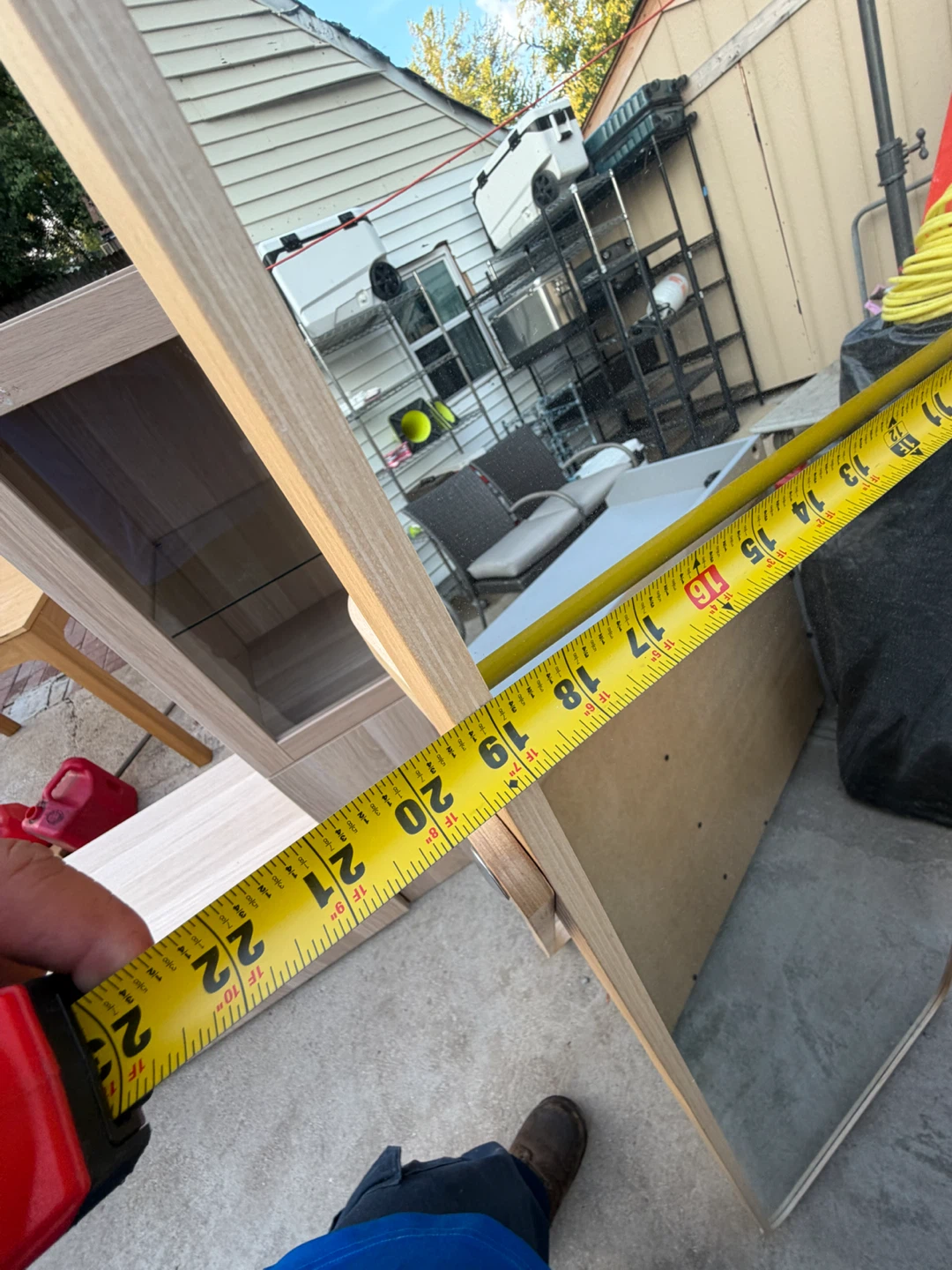 Full Length Floor Mirror with Wooden Frame - photo 4