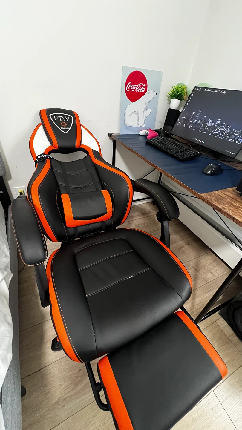 FTW Gaming Chair - Black/Orange - photo 2
