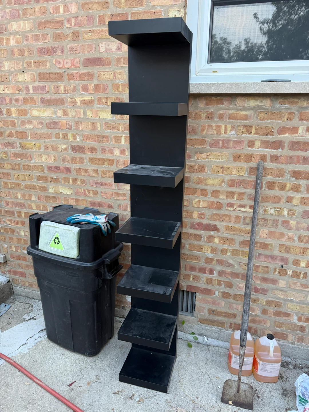 Black Tiered Shelf Unit