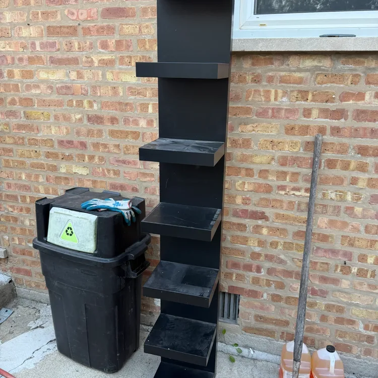 Metal Rack Mapping Stand Black Tiered Shelf Unit | Karrot