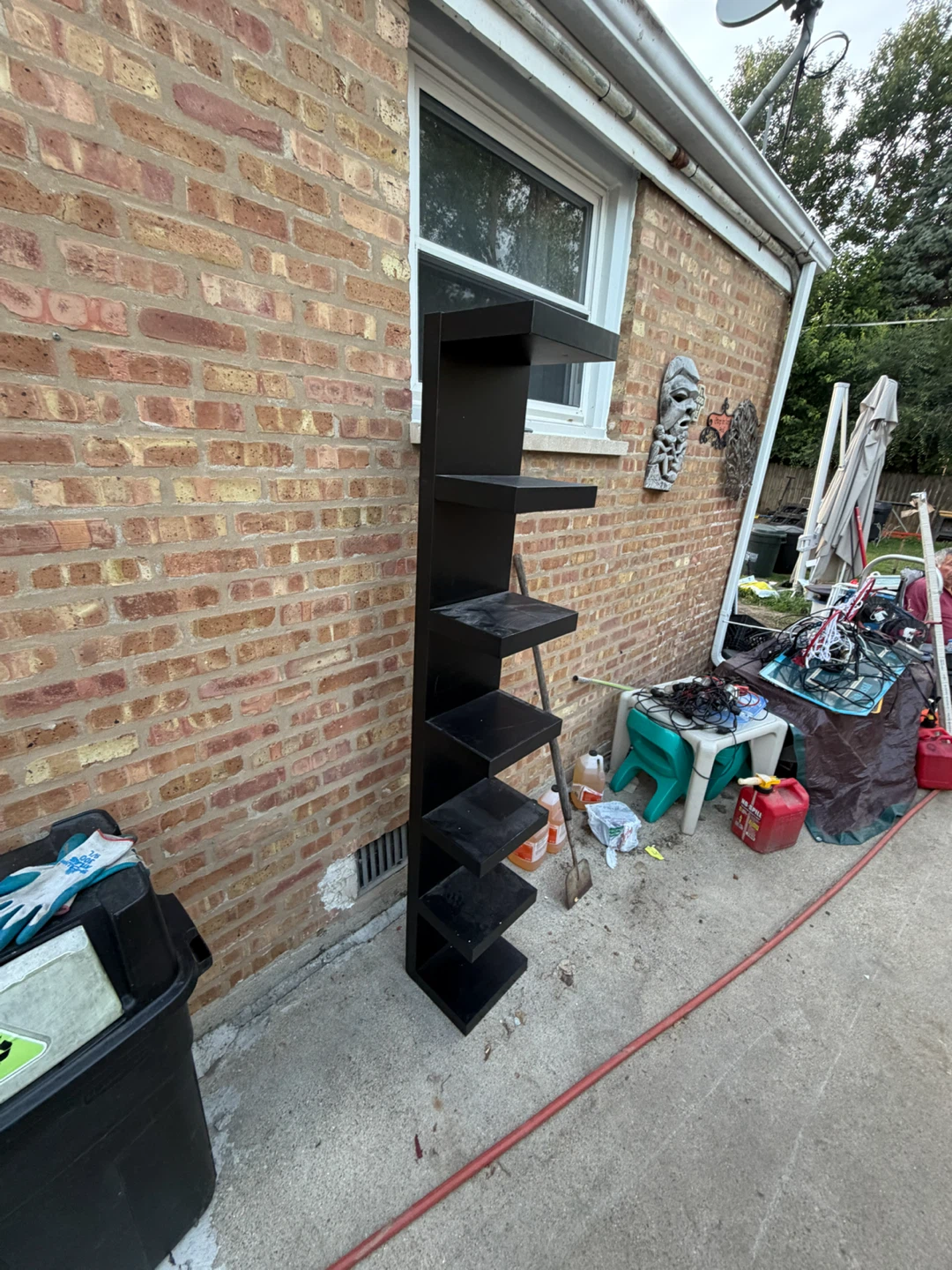 Black Tiered Shelf Unit - photo 2
