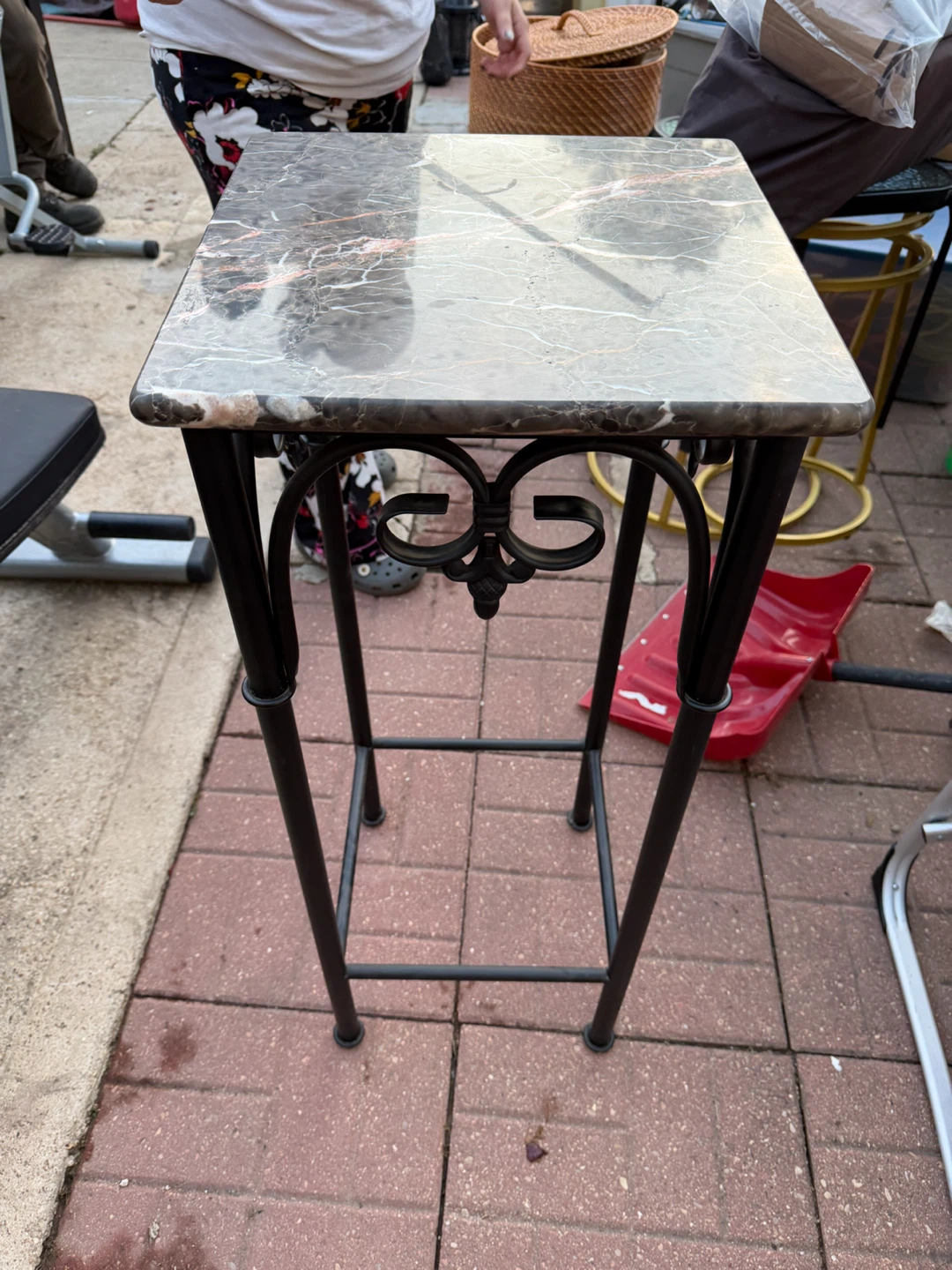 Marble Top Accent Table - photo 2