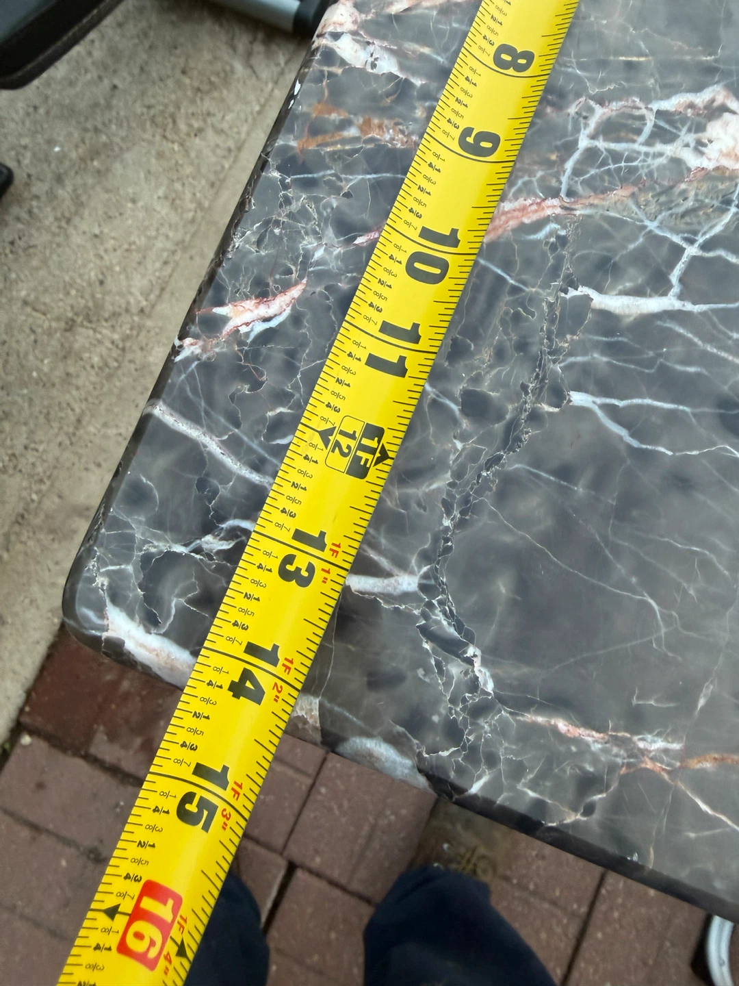 Marble Top Accent Table - photo 4