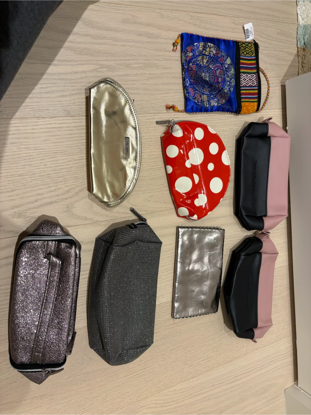 Assorted Makeup Bags and Pouches