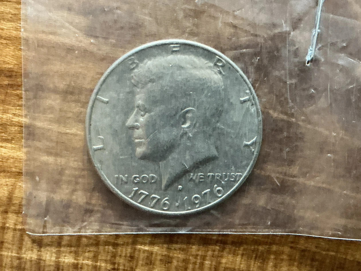 USA 1976D Kennedy Half Dollar 1776-1976 Bicentennial Coin