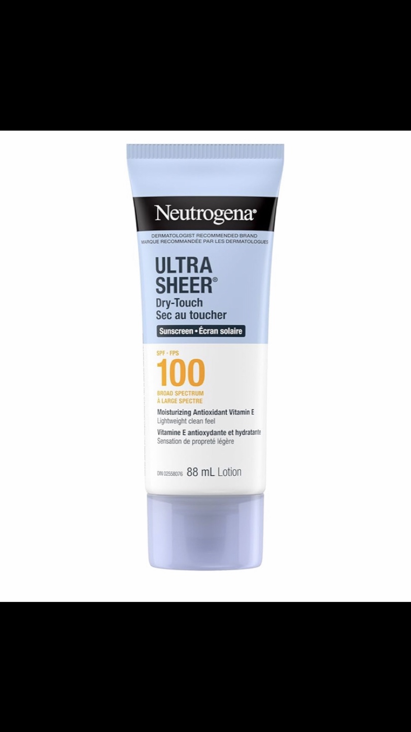 Neutrogena Ultra Sheer Dry-Touch Max SPF 100+ Body Sunscreen