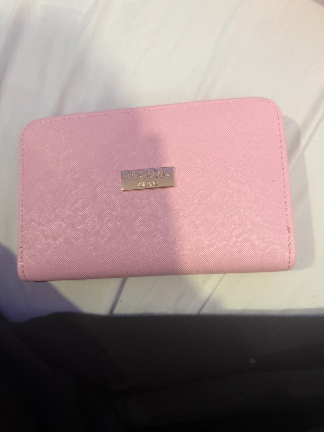 Pink Prada Zip Around Wallet - photo 2