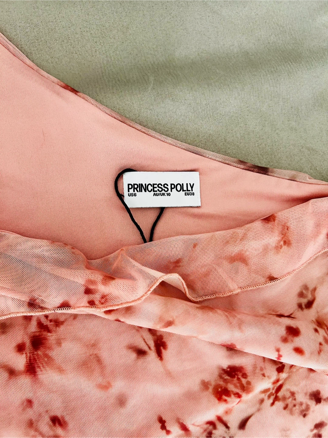 Princess Polly Pink Floral One-Shoulder Dress - photo 5