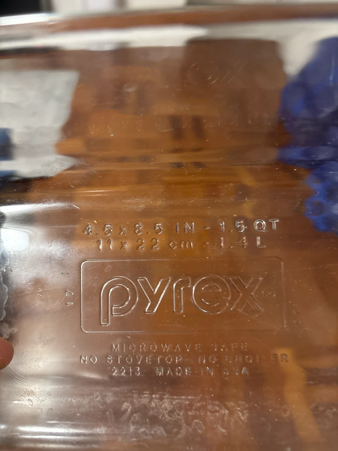 Pyrex 4.5" x 8.5" Glass Baking Dish - photo 2