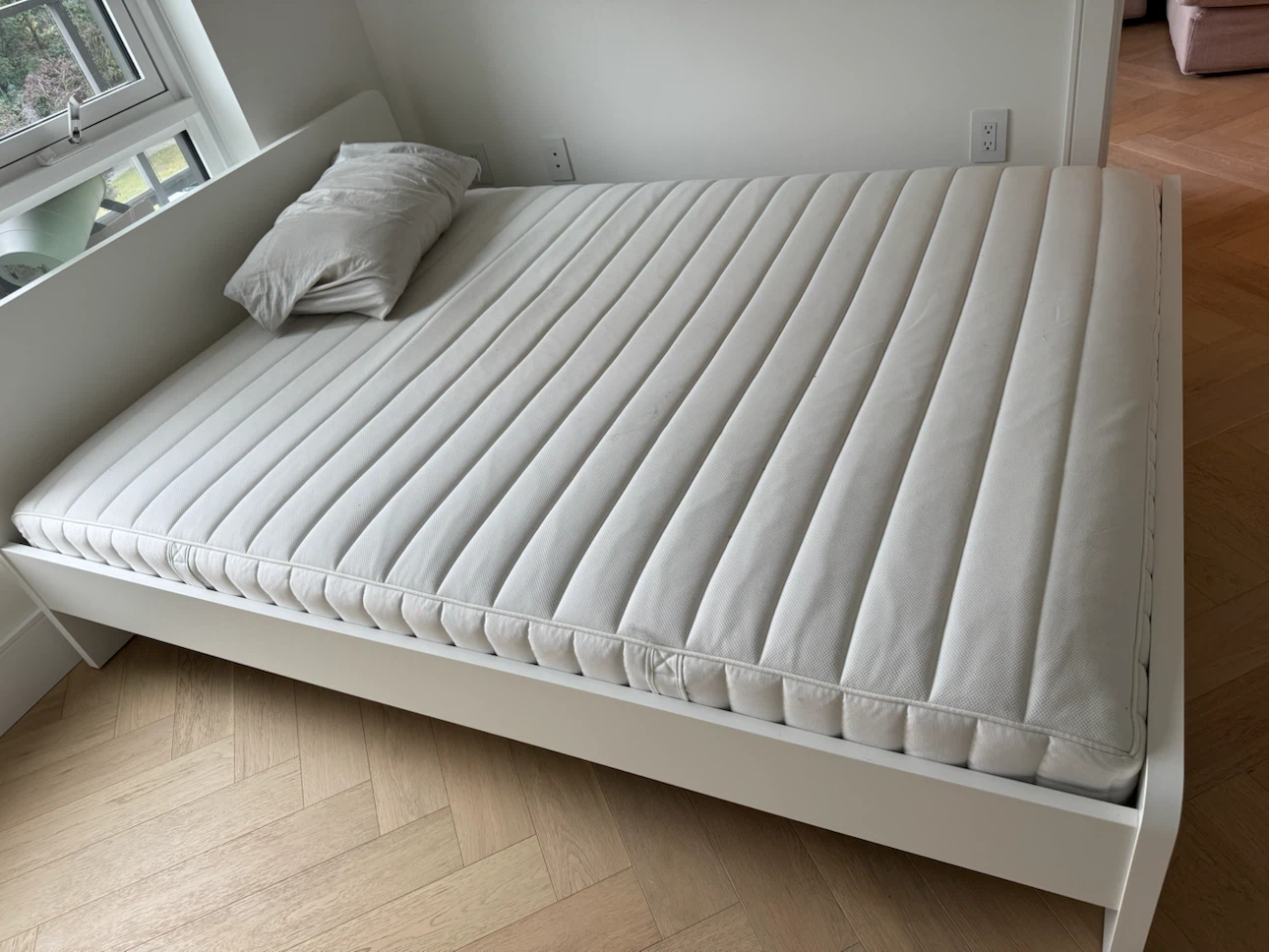 IKEA Tarva Twin Bed Frame with Mattress - photo 4