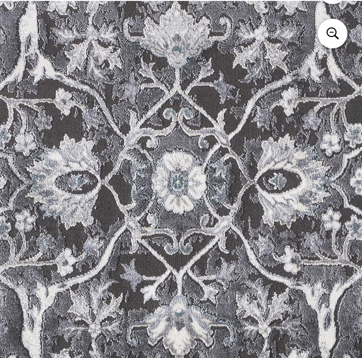 Grey Traditional Oriental Area Rug - photo 3