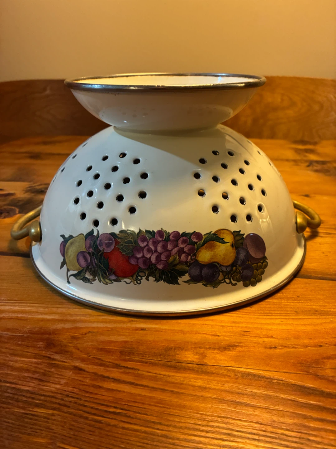Vintage 1990s Enamel Colander - photo 2
