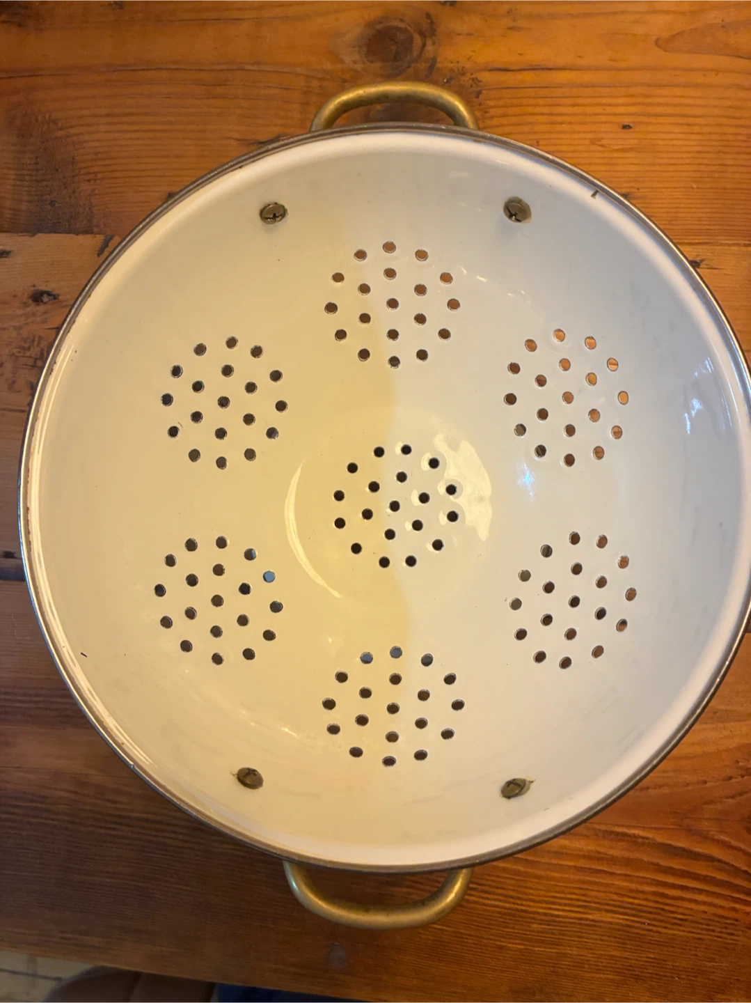 Vintage 1990s Enamel Colander - photo 3