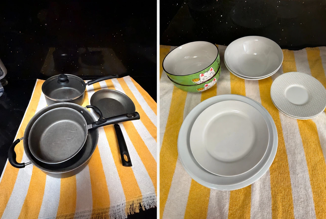 Assorted Cookware and Dinnerware Set