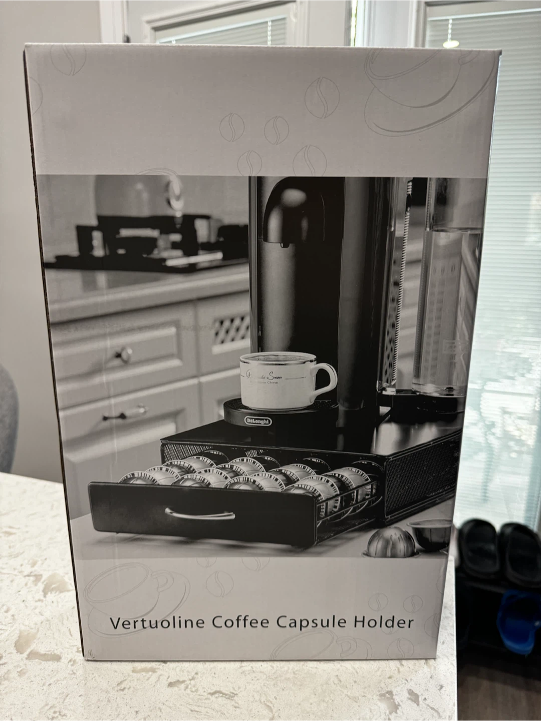 Vertuo Coffee Capsule Holder Drawer - 40 Pods Capacity