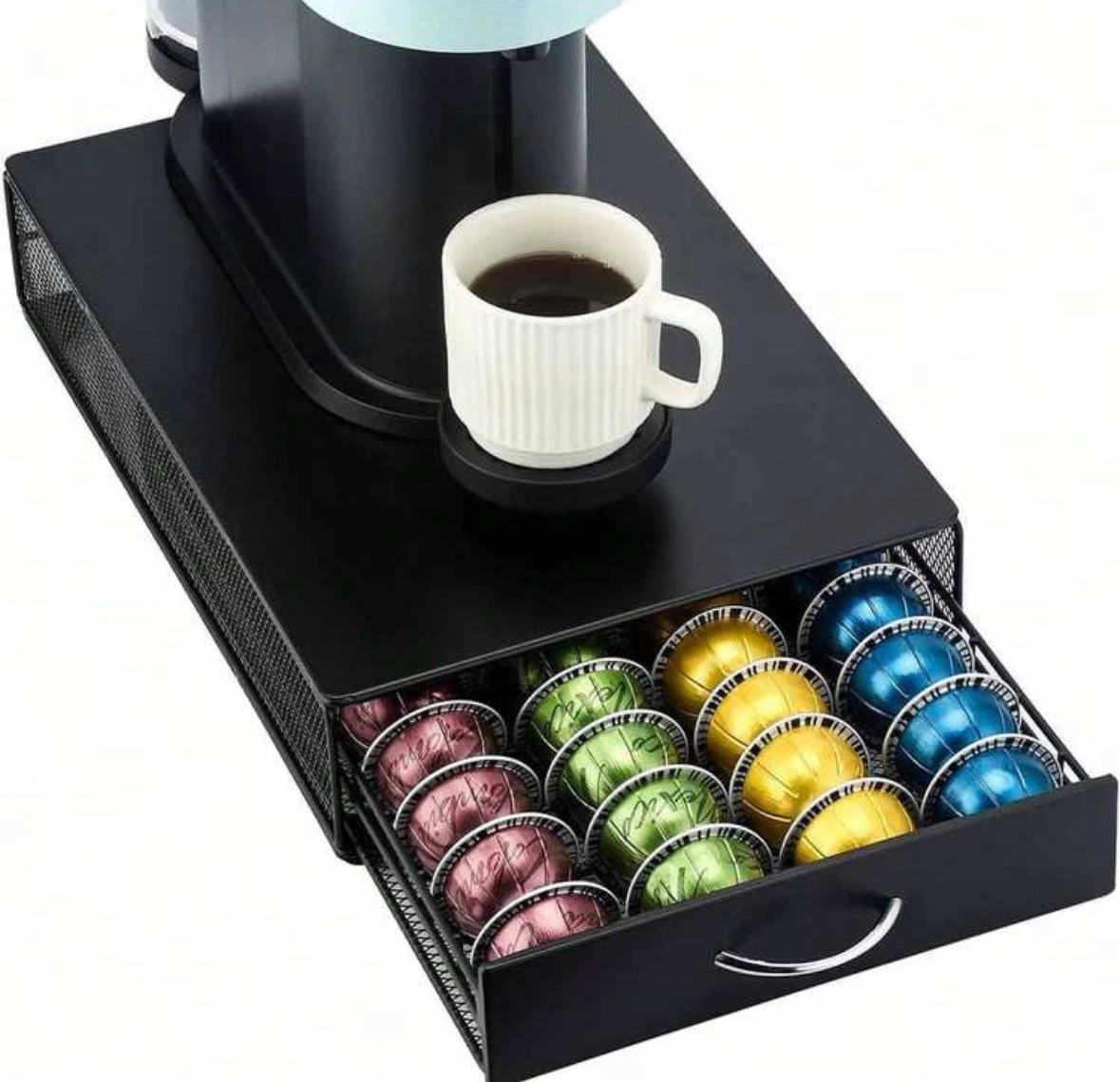 Vertuo Coffee Capsule Holder Drawer - 40 Pods Capacity - photo 5