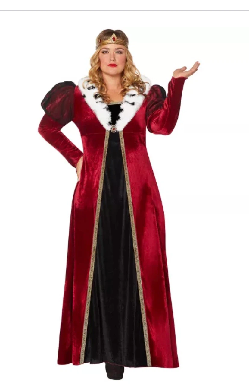 Women's Royal Queen Costume Dress