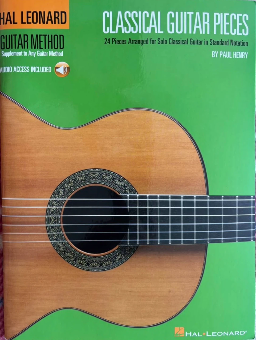 Hal Leonard Classical Guitar Pieces Book